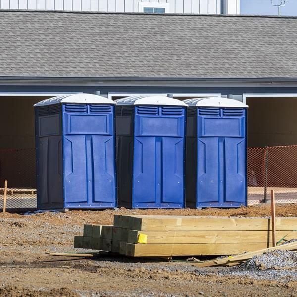 Heavy-duty construction site porta potty in Ada, Oklahoma