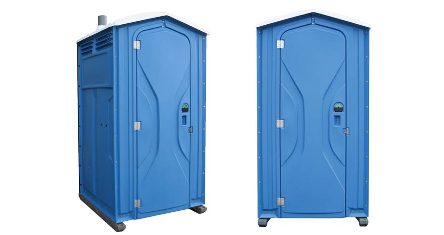 Long-term porta potty units on site in Ada, Oklahoma